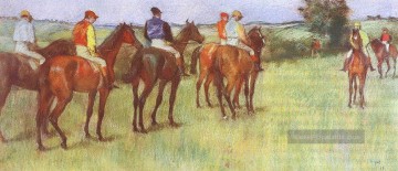 Jockeys Edgar Degas Ölgemälde